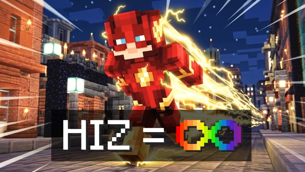 Minecraft'taki EN İYİ Flash Modunu Yaptım!